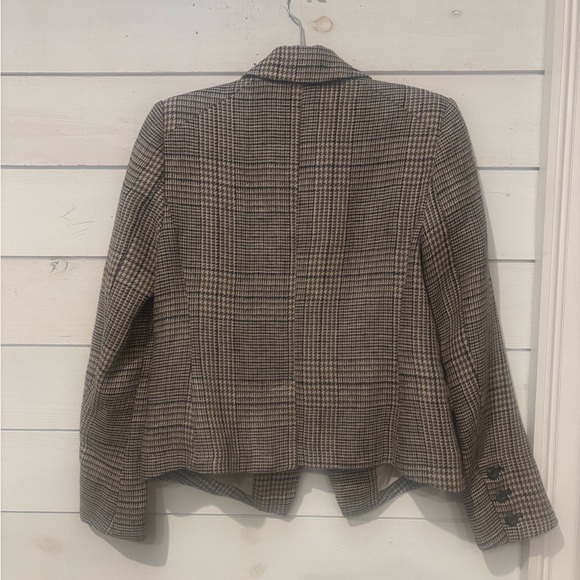 Free People Brown and Black Blazer Classic Tailored Blazer ins size XS - Picture 10 of 12
